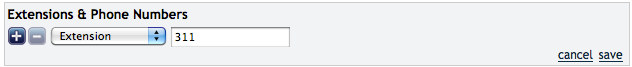 Save the Extension as 311 in the OnSIP Admin Portal Save the Extension as 311 in the OnSIP Admin Portal