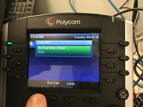 Polycom intercom feature Polycom intercom feature